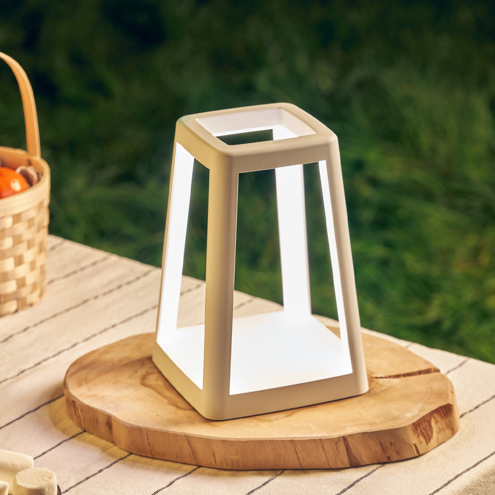 Lexon Lantern Portable Lamp With Built-In Wireless Charger - White - Home & Garden > Lighting > Table Lamps