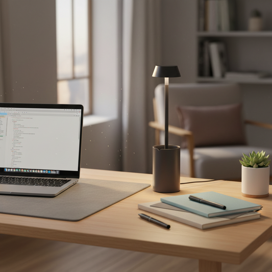 Lexon Mimi Flexible LED Lamp - Gunmetal