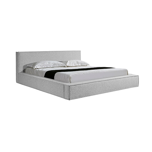 Ralph King Bed Frame Fabric Upholstery in KD slat Furniture > Bar Stools & Chairs > Arm Chairs & Recliners