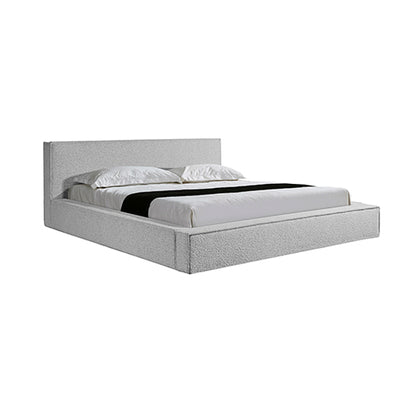 Ralph King Bed Frame Fabric Upholstery in KD slat Furniture > Bar Stools & Chairs > Arm Chairs & Recliners