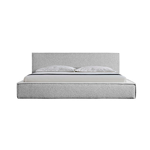 Ralph King Bed Frame Fabric Upholstery in KD slat Furniture > Bar Stools & Chairs > Arm Chairs & Recliners