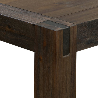 Dining Table 180cm Medium Size with Solid Acacia Wooden Base in Chocolate Colour Furniture > Dining > Dining Tables