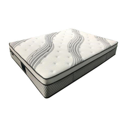 Queen Mattress in Gel Memory Foam 6 Zone Pocket Coil Soft Firm Bed 30cm Thick - Furniture > Mattresses > Mattress