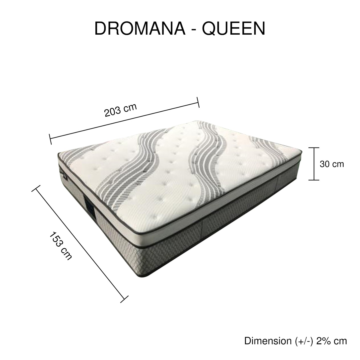 Queen Mattress in Gel Memory Foam 6 Zone Pocket Coil Soft Firm Bed 30cm Thick - Furniture > Mattresses > Mattress