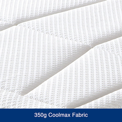 Queen Mattress in Coolmax Memory Foam 6 Zone Pocket Coil Soft Firmness - Furniture > Mattresses > Mattress Toppers