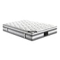 Mattress Euro Top Double Size Pocket Spring Coil with Knitted Fabric Medium Firm 34cm Thick - Furniture > Mattresses >