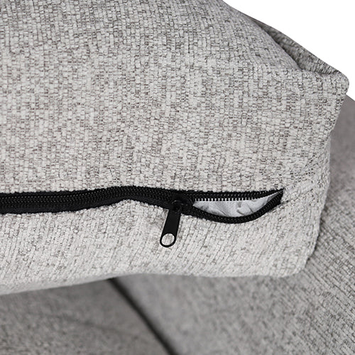 Milano 2 Seater Sofa Set Polyester Fabric Multilayer Two Pillows Attached Individual Pocket Spring Furniture > Bar