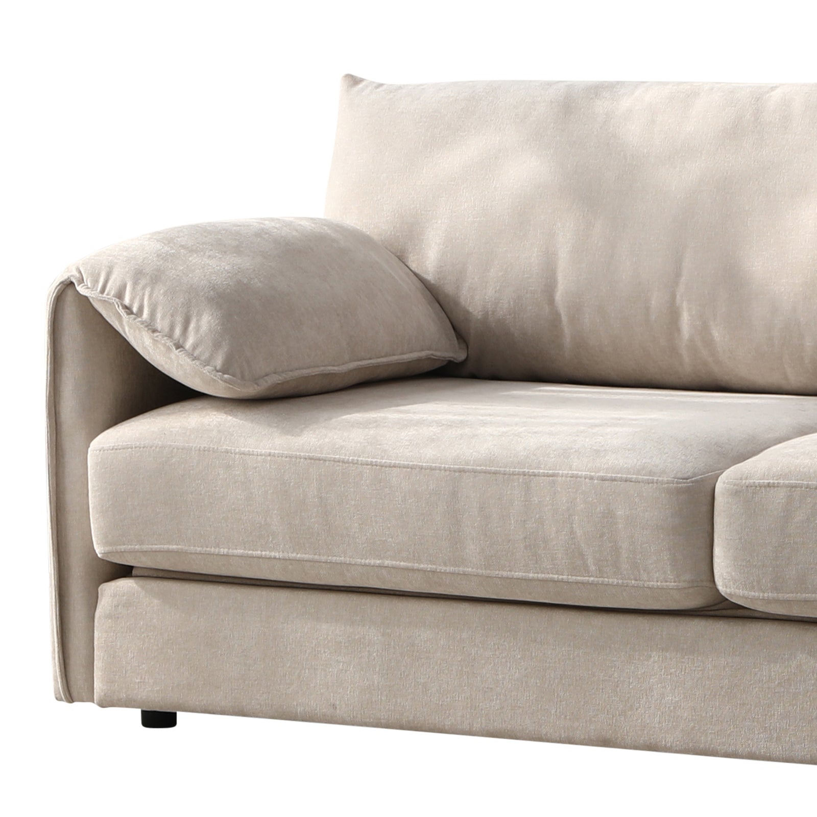 3 Seater Multifunctional Sofa Bed Fabric Upholstery New Foam Pocket Spring - Furniture > Sofas > Sofas & Sofa Beds