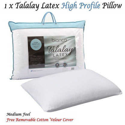 Bianca Talalay Latex High Profile Pillow - Home & Garden > Bedding > Pillows