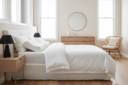 Bianca Memory Foam Contoured Profile Pillow