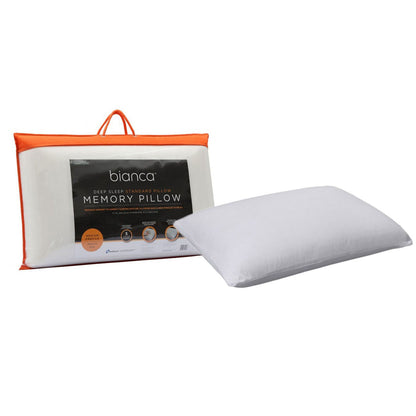Bianca Memory Foam Standard Profile Pillow - Home & Garden > Bedding > Pillows