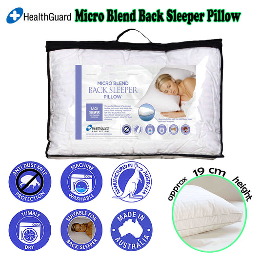Easyrest Micro Blend Back Sleeper Pillow - Home & Garden > Bedding > Pillows
