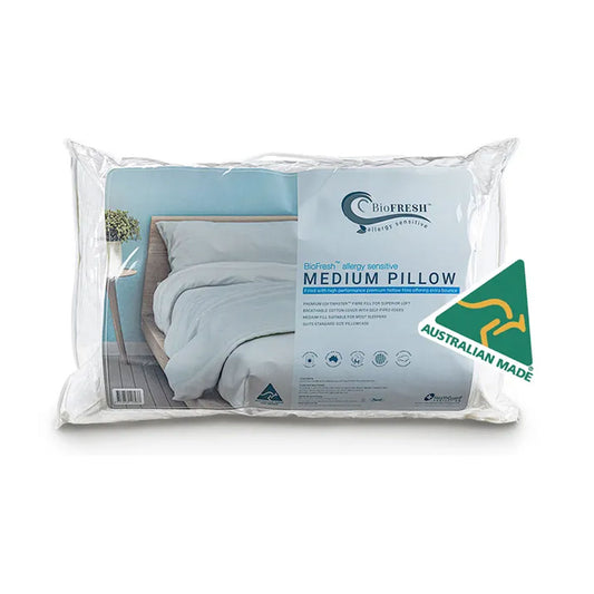 Easyrest BioFresh Allergy Sensitive Medium Standard Pillow 48 x 73 cm - Home & Garden > Bedding > Pillows