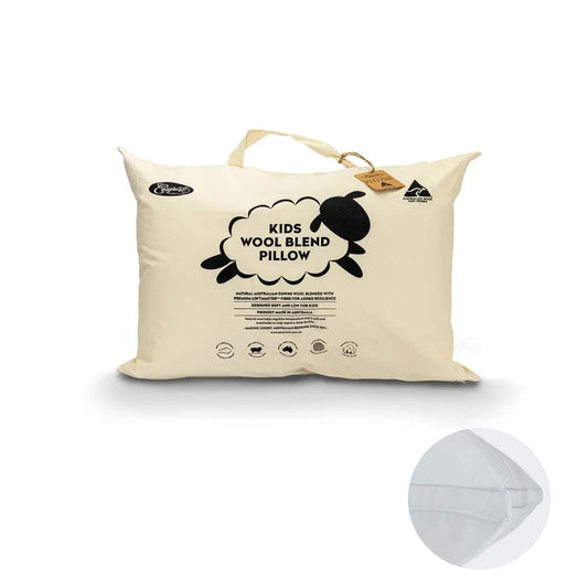 Easyrest Kids Wool Blend Standard Pillow in Fabric Bag - Home & Garden > Bedding > Pillows