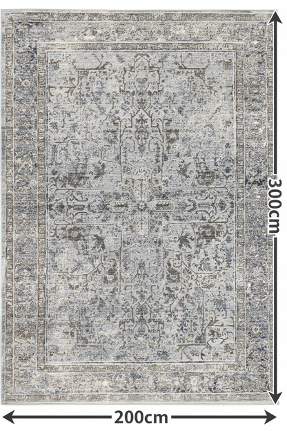 grey white vintage rug KK Lifestyle Australia