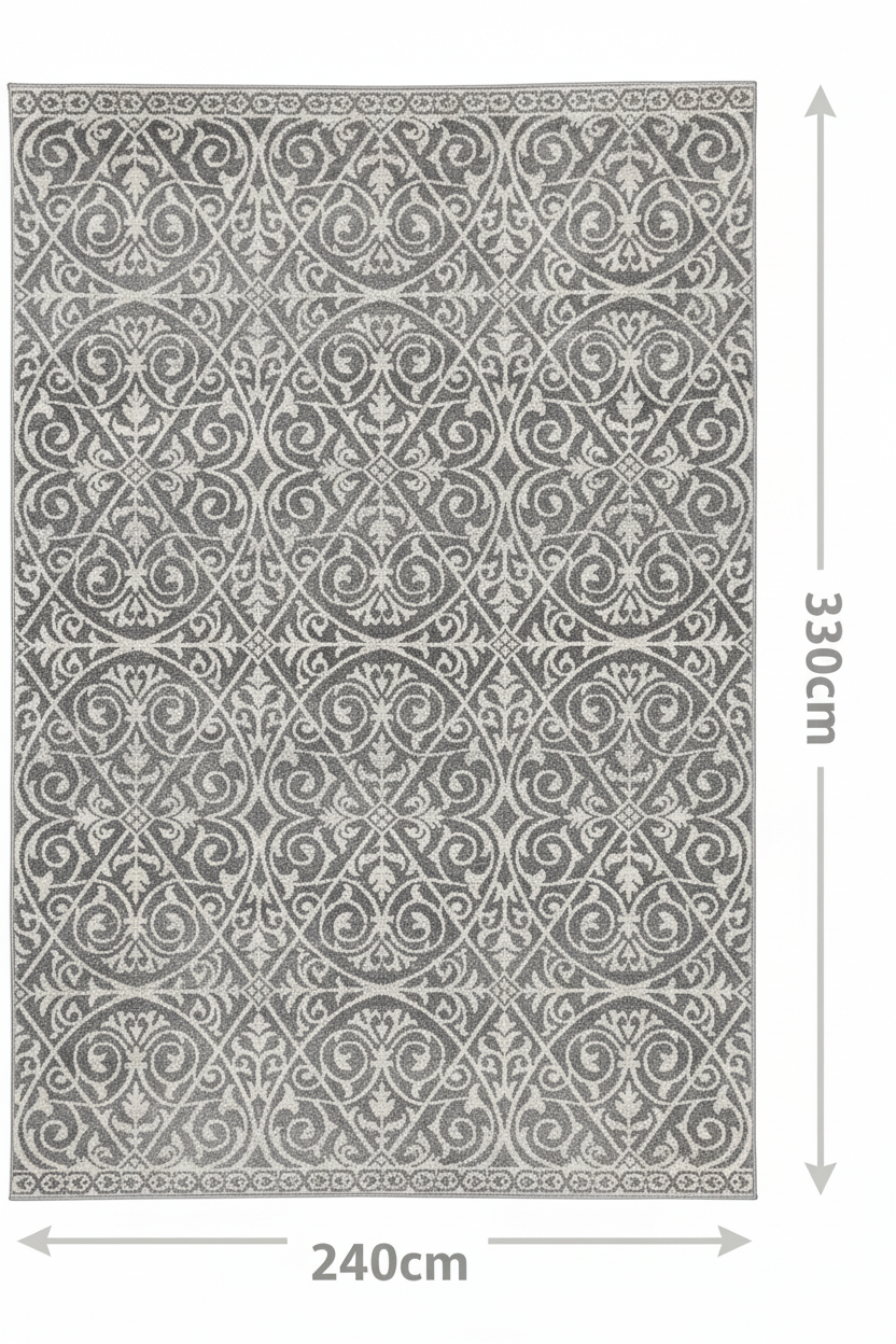 grey ivory rug KK Lifestyle Australia