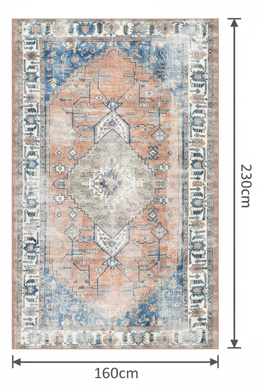 vintage deco rug 160x230cm KK Lifestyle Australia