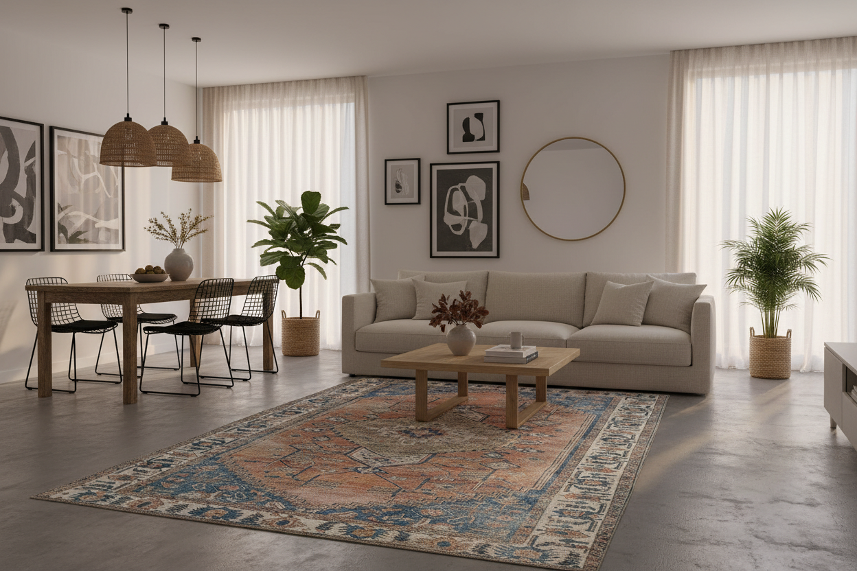 vintage deco rug 160x230cm KK Lifestyle Australia