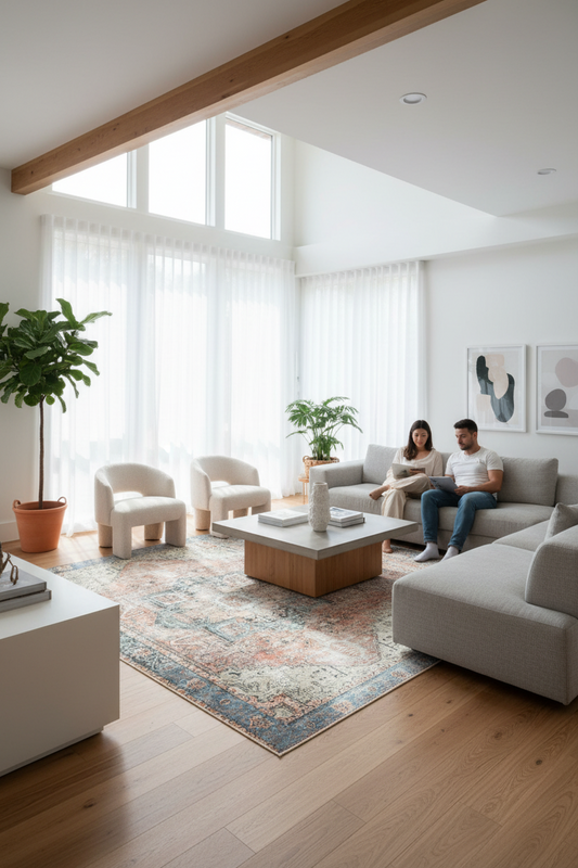 Vintage Crown Rug No-fringe 280x380