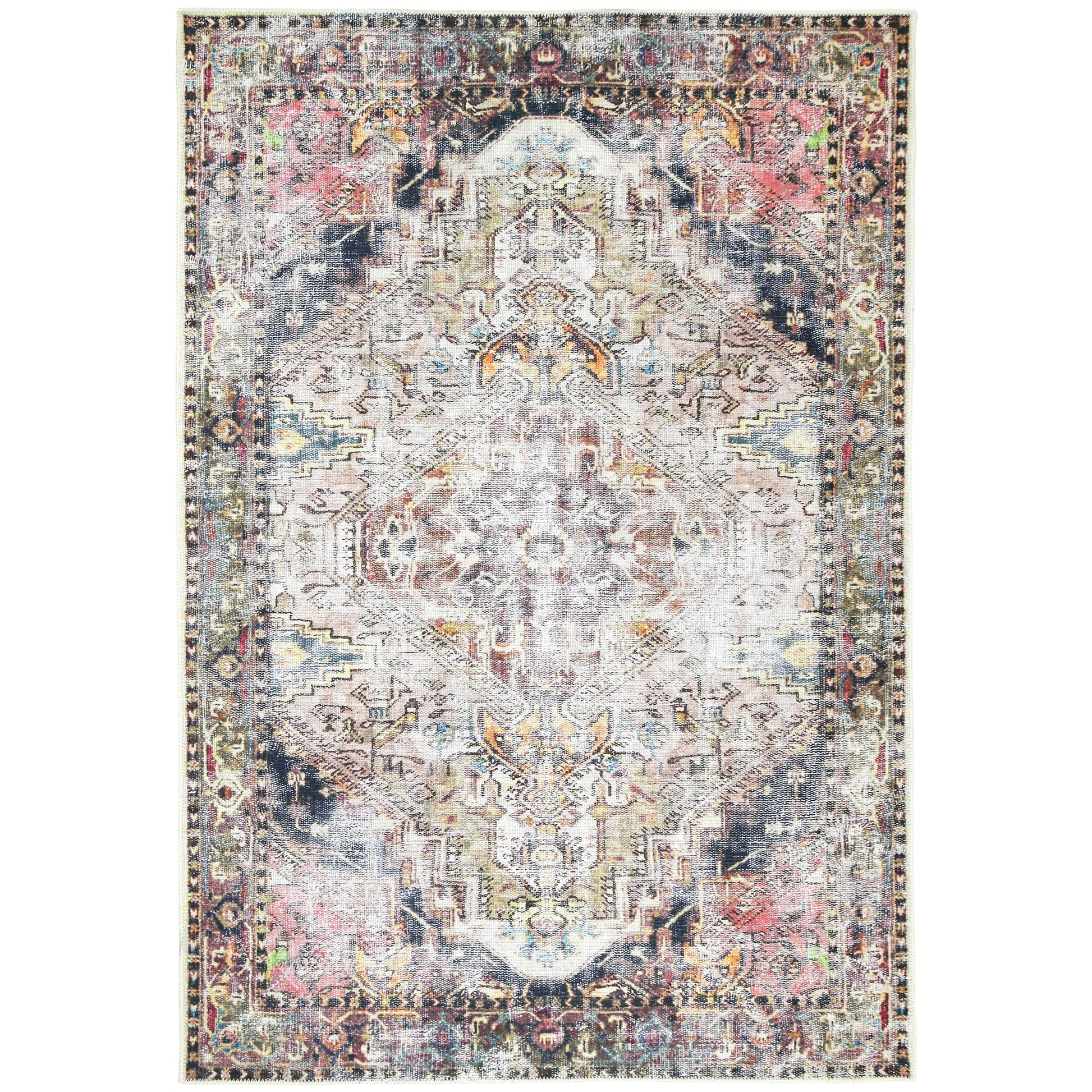 vintage crown ernest multi distressed vintage rug 280x380 Home & Garden > Rugs > Floor Rugs