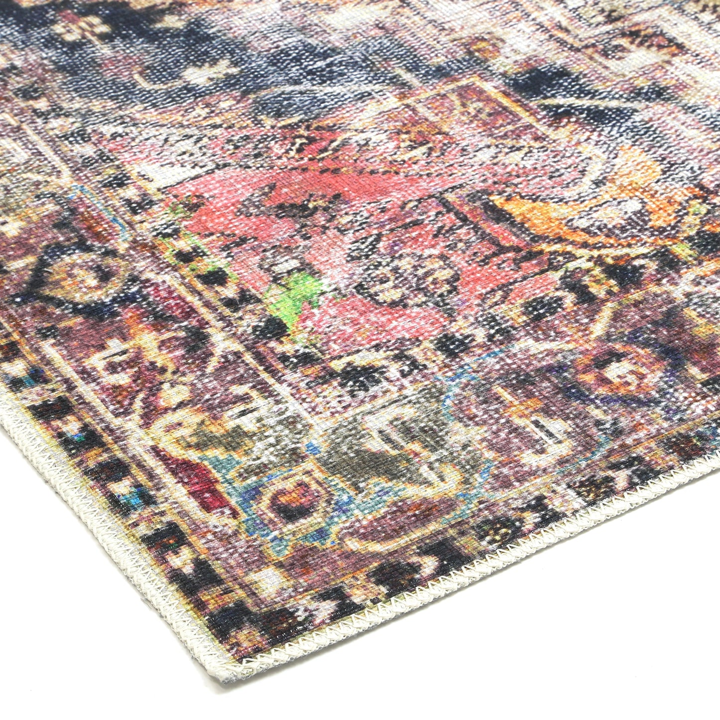 vintage crown ernest multi distressed vintage rug 280x380 Home & Garden > Rugs > Floor Rugs