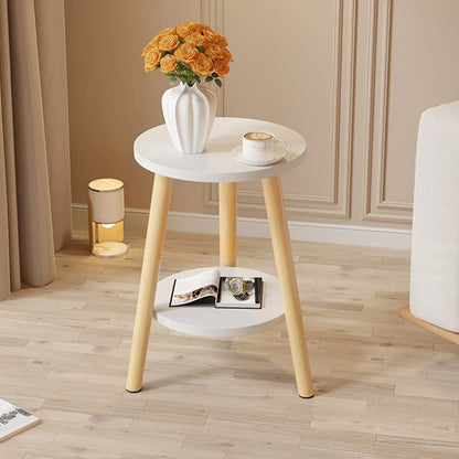 Small Round Table Coffee Table Sofa Side Table Bedroom Bedside Simple Table