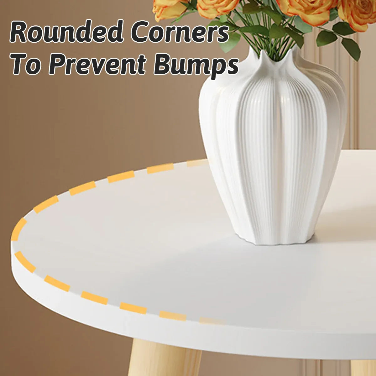 Small Round Table Coffee Table Sofa Side Table Bedroom Bedside Simple Table