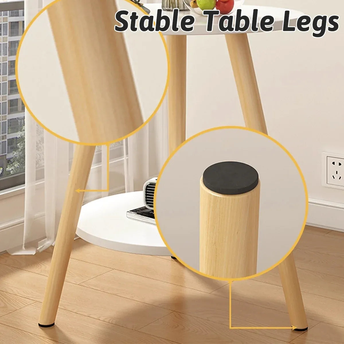Small Round Table Coffee Table Sofa Side Table Bedroom Bedside Simple Table