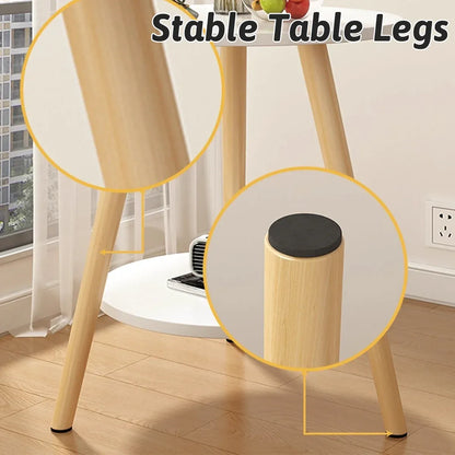 Small Round Table Coffee Table Sofa Side Table Bedroom Bedside Simple Table