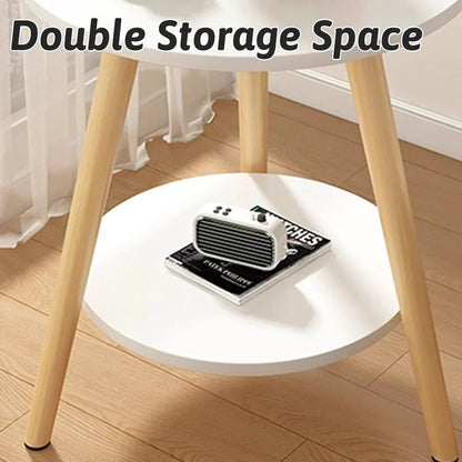 Small Round Table Coffee Table Sofa Side Table Bedroom Bedside Simple Table