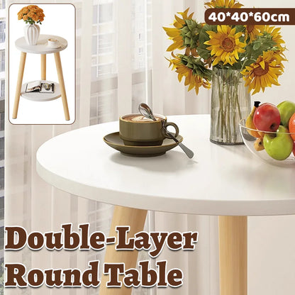 Small Round Table Coffee Table Sofa Side Table Bedroom Bedside Simple Table