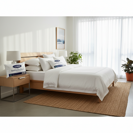 Luxor Australian Made Hotel Quality Pillow Standard Size Single Pack