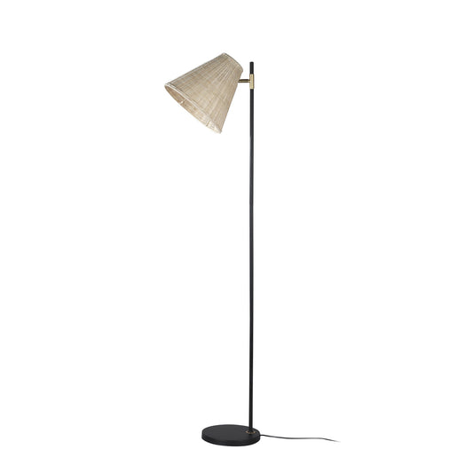 Yvette Rattan Floor Lamp - Home & Garden > Lighting > Table Lamps