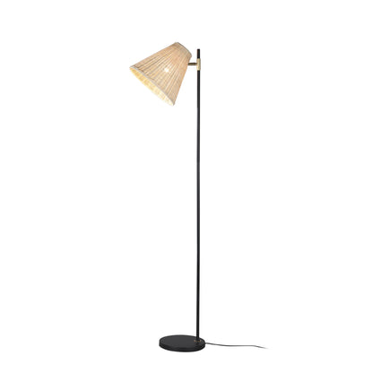 Yvette Rattan Floor Lamp - Home & Garden > Lighting > Table Lamps