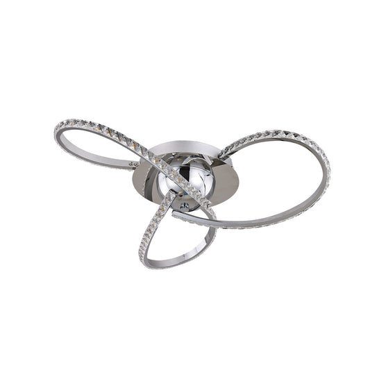 Irie Dimmable 3 Lights LED Ceiling Light - Chrome - Home & Garden > Lighting > Ceiling Lights