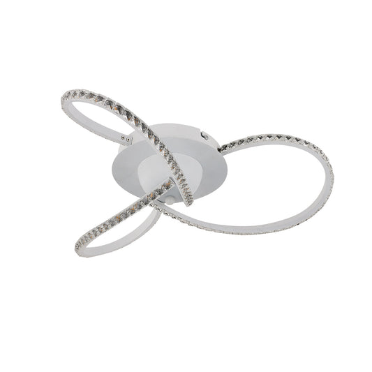 Irie Dimmable 3 Lights LED Ceiling Light - White - Home & Garden > Lighting > Ceiling Lights