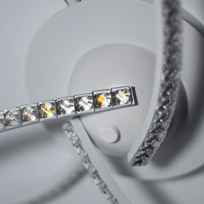 Irie Dimmable 3 Lights LED Ceiling Light - White - Home & Garden > Lighting > Ceiling Lights