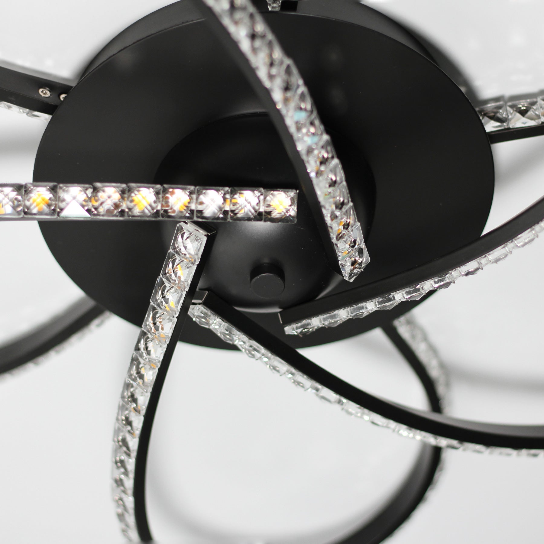 Irie Dimmable 5 Lights LED Ceiling Light - Black - Home & Garden > Lighting > Ceiling Lights
