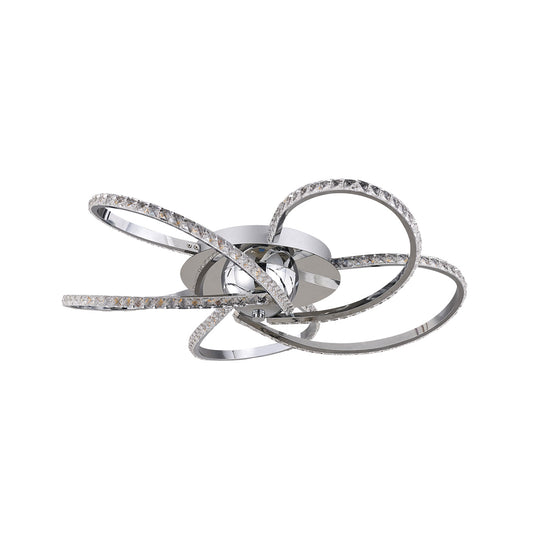 Irie Dimmable 5 Lights LED Ceiling Light - Chrome - Home & Garden > Lighting > Ceiling Lights