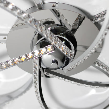 Irie Dimmable 5 Lights LED Ceiling Light - Chrome - Home & Garden > Lighting > Ceiling Lights