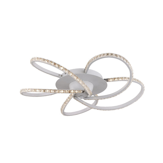 Irie Dimmable 5 Lights LED Ceiling Light - White - Home & Garden > Lighting > Ceiling Lights