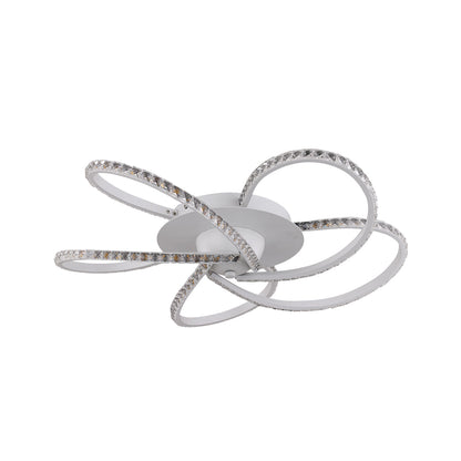 Irie Dimmable 5 Lights LED Ceiling Light - White - Home & Garden > Lighting > Ceiling Lights