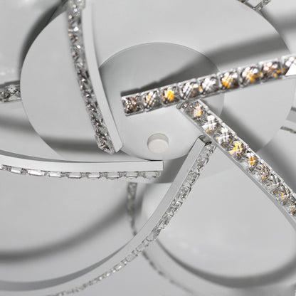 Irie Dimmable 5 Lights LED Ceiling Light - White - Home & Garden > Lighting > Ceiling Lights