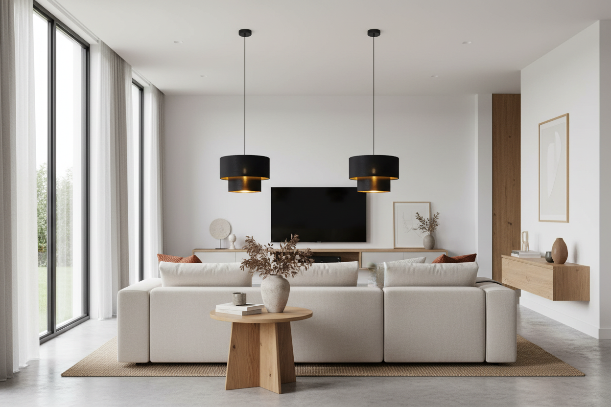 Rabiya Pendant Light - Black