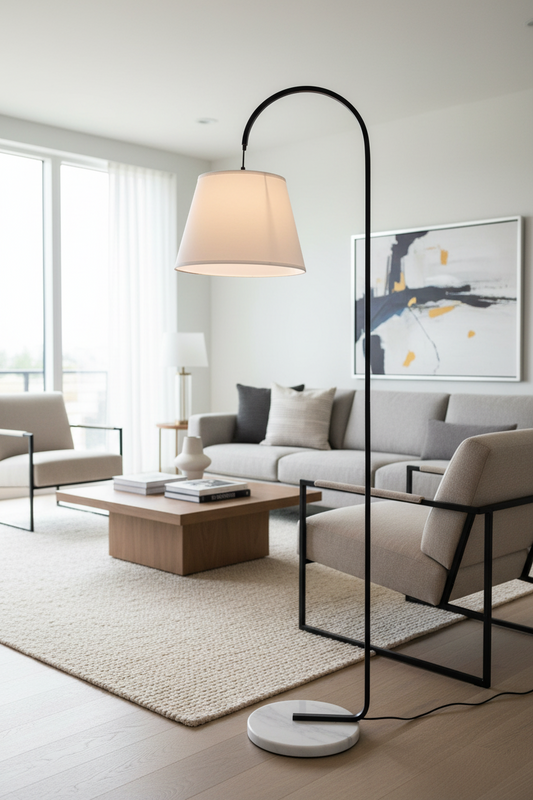 Thea Floor Lamp - White