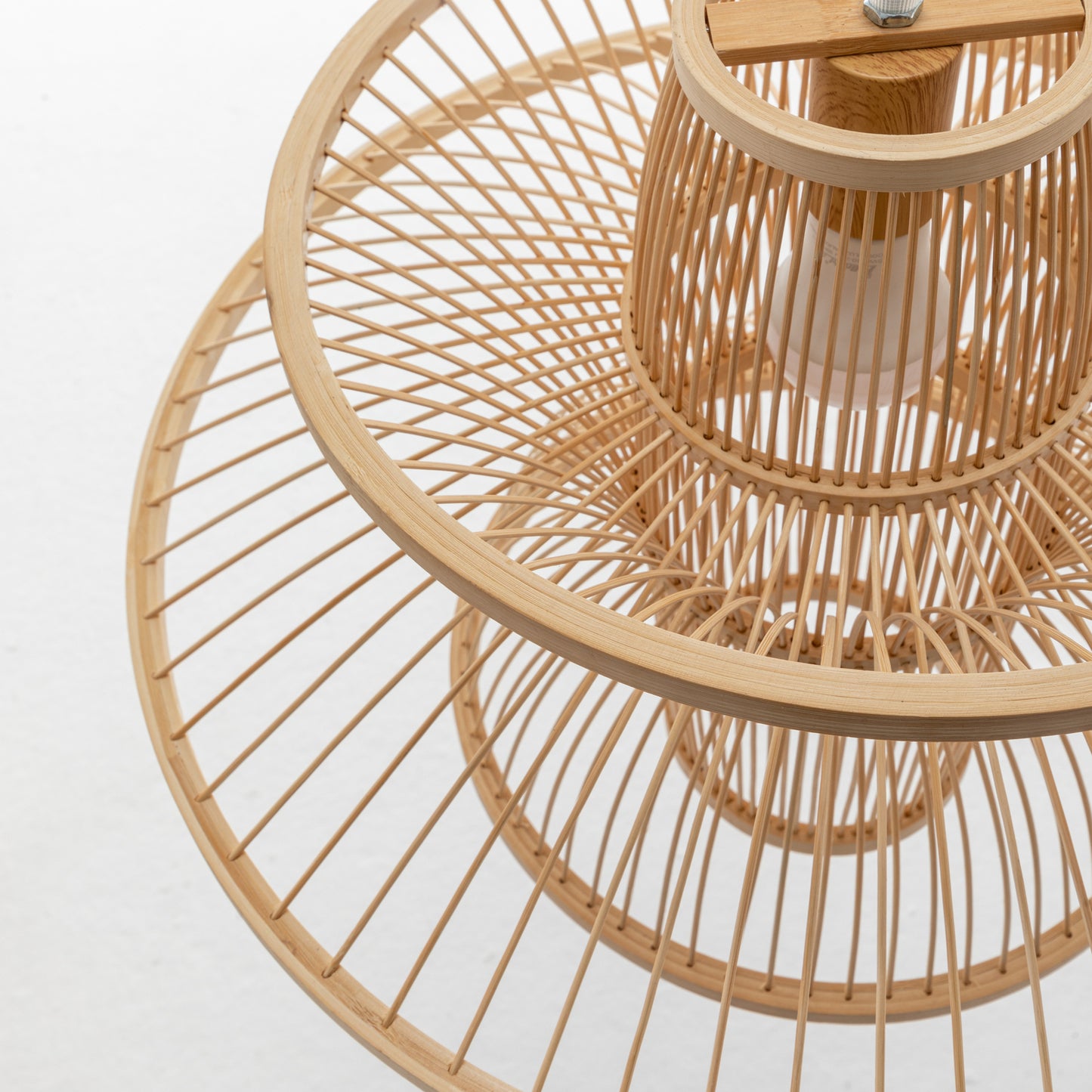 Aurora Natural Hand Woven Bamboo 3 Layer Pendant Lamp Light Home & Garden > Lighting > Ceiling Lights