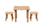 Classic Square table and 2 stools