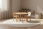 Classic Round table and 2 chairs
