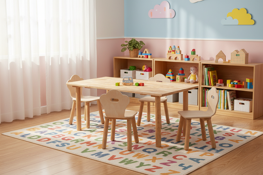 Classic Rectangular table and 4 chairs