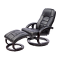 PU Leather Massage Chair Recliner Ottoman Lounge Remote - Furniture > Bar Stools & Chairs > Arm Chairs & Recliners